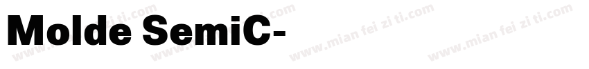 Molde SemiC字体转换